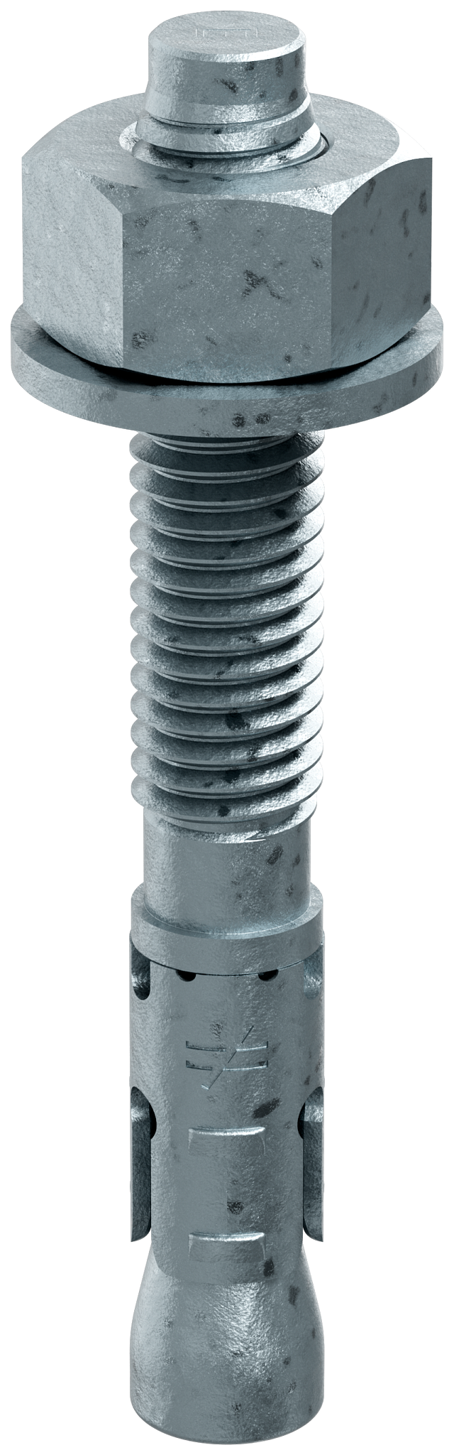 Simpson Strong-Tie STB2-50334MGF25 Strong-Bolt® 2 — 1/2 in. x 3-3/4 in. Mechanically Galvanized Wedge Anchor, Fully Assembled (25-Qty) (Pack of 2)
