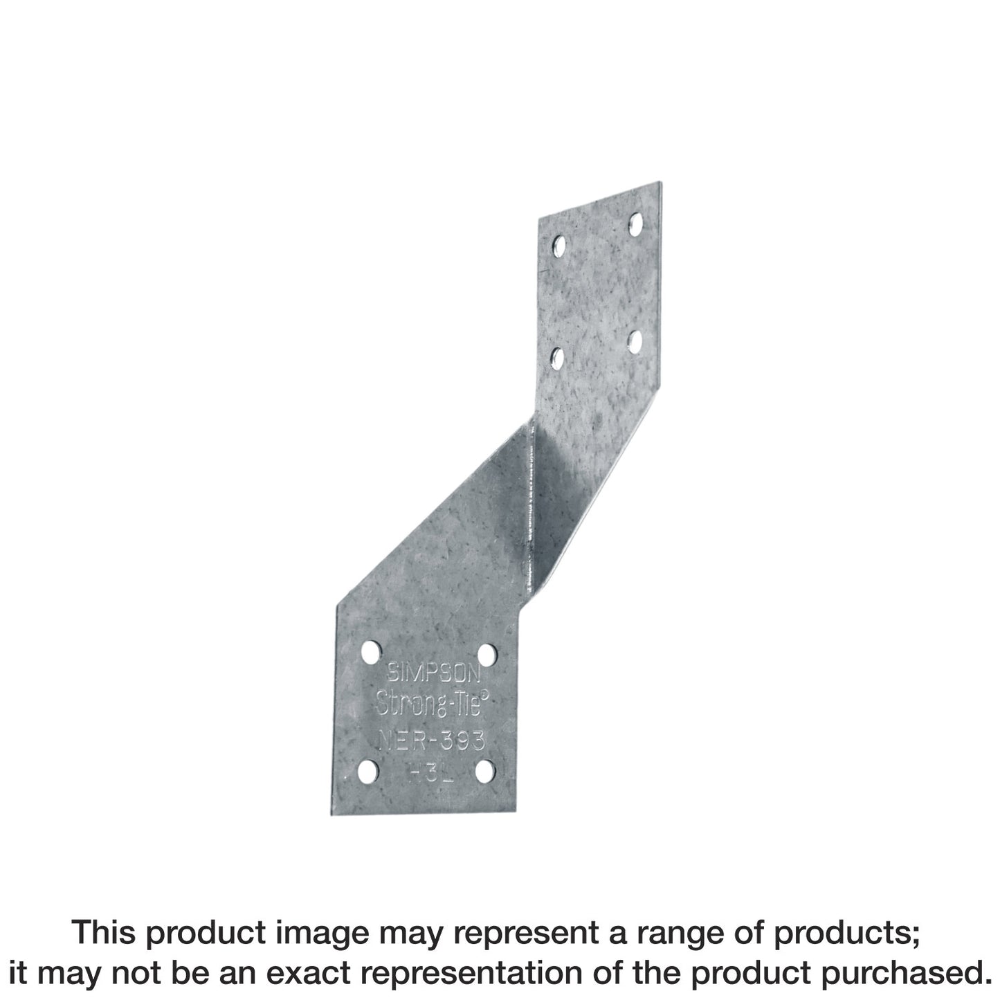 Simpson Strong-Tie H3SS H3 18-Gauge Stainless-Steel Hurricane Tie (Pack of 100)
