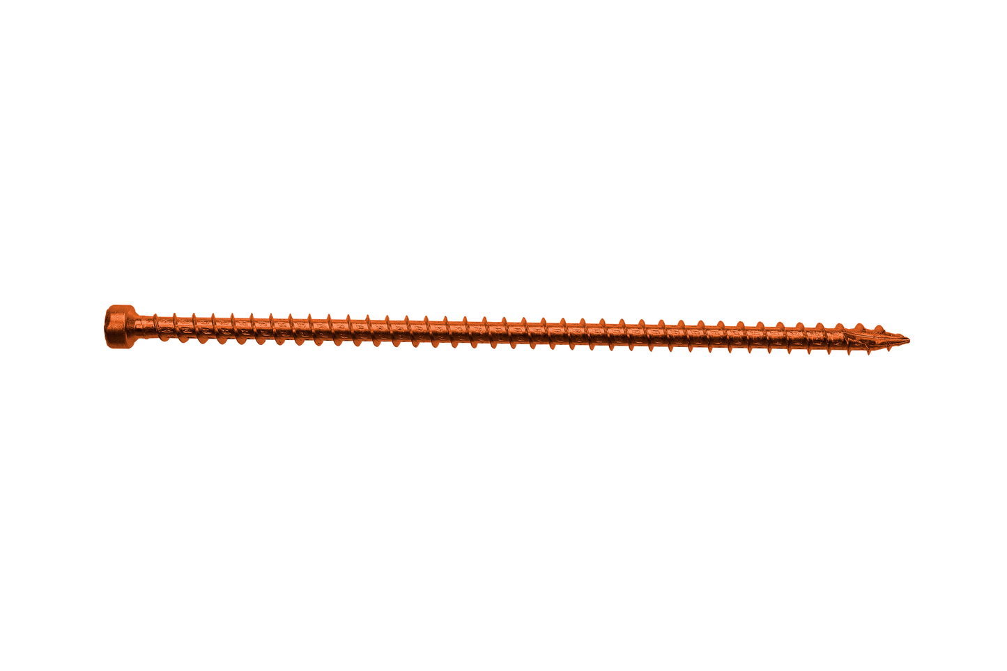 Simpson Strong-Tie SDWC15600B-KT Strong-Drive® SDWC® TRUSS Screw — .155 in. x 6 in. T30 Clear-Zinc Coat, Orange (500-Qty)