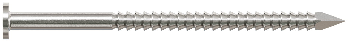 Simpson Strong-Tie S8ACN1 Common Nail, Annular Ring Shank — 2-1/2-in. x .131-in. Type 304 Stainless Steel (1 lb.) (Pack of 10)