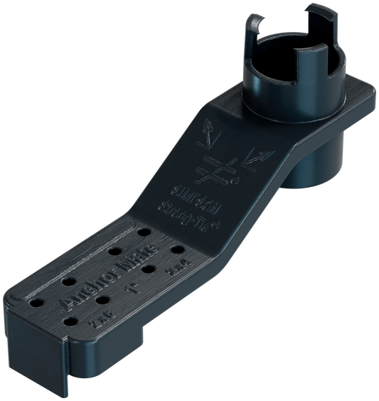 Simpson Strong-Tie AM 1 AnchorMate® 1-in. Dia. Anchor Bolt Holder — Black (100-Qty)