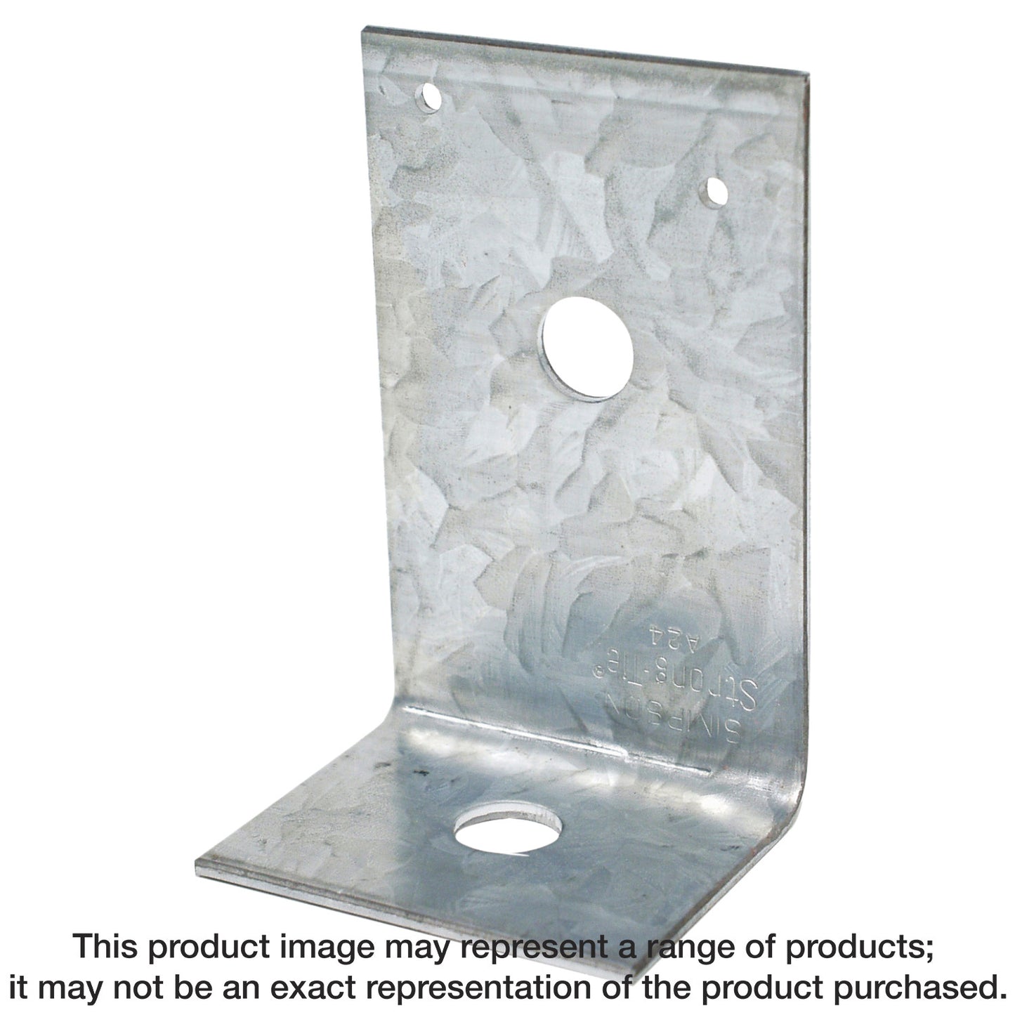 Simpson Strong-Tie A24 2 in. x 3-7/8 in. x 2-1/2 in. Galvanized Angle (Pack of 25)