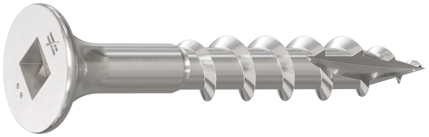 Simpson Strong-Tie S08125DBB Bugle-Head Wood Screw, Square Drive — #8 x 1-1/4 in. #2 Square, Type 305 (5000-Qty)