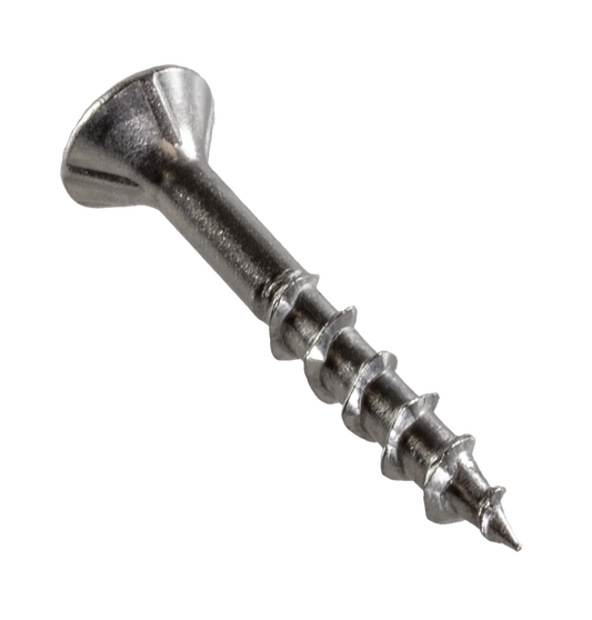 Simpson Strong-Tie T08125WP5 Deck-Drive™ DWP WOOD SS Screw — #8 x 1-1/4 in. T-20, Flat Head, Type 316 (5 lb.)
