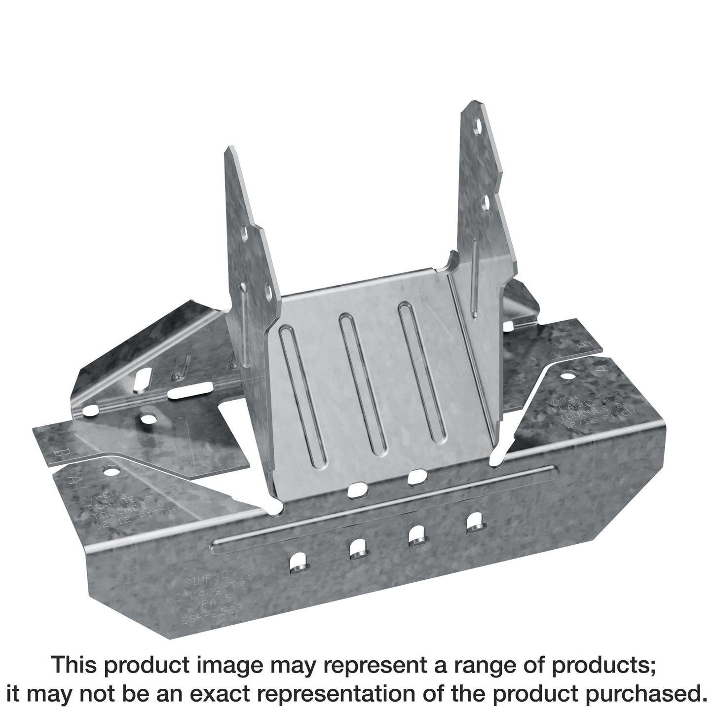 Simpson Strong-Tie VPA3 VPA Galvanized Variable-Pitch Connector for 2-1/2 in. Joist (Pack of 25)