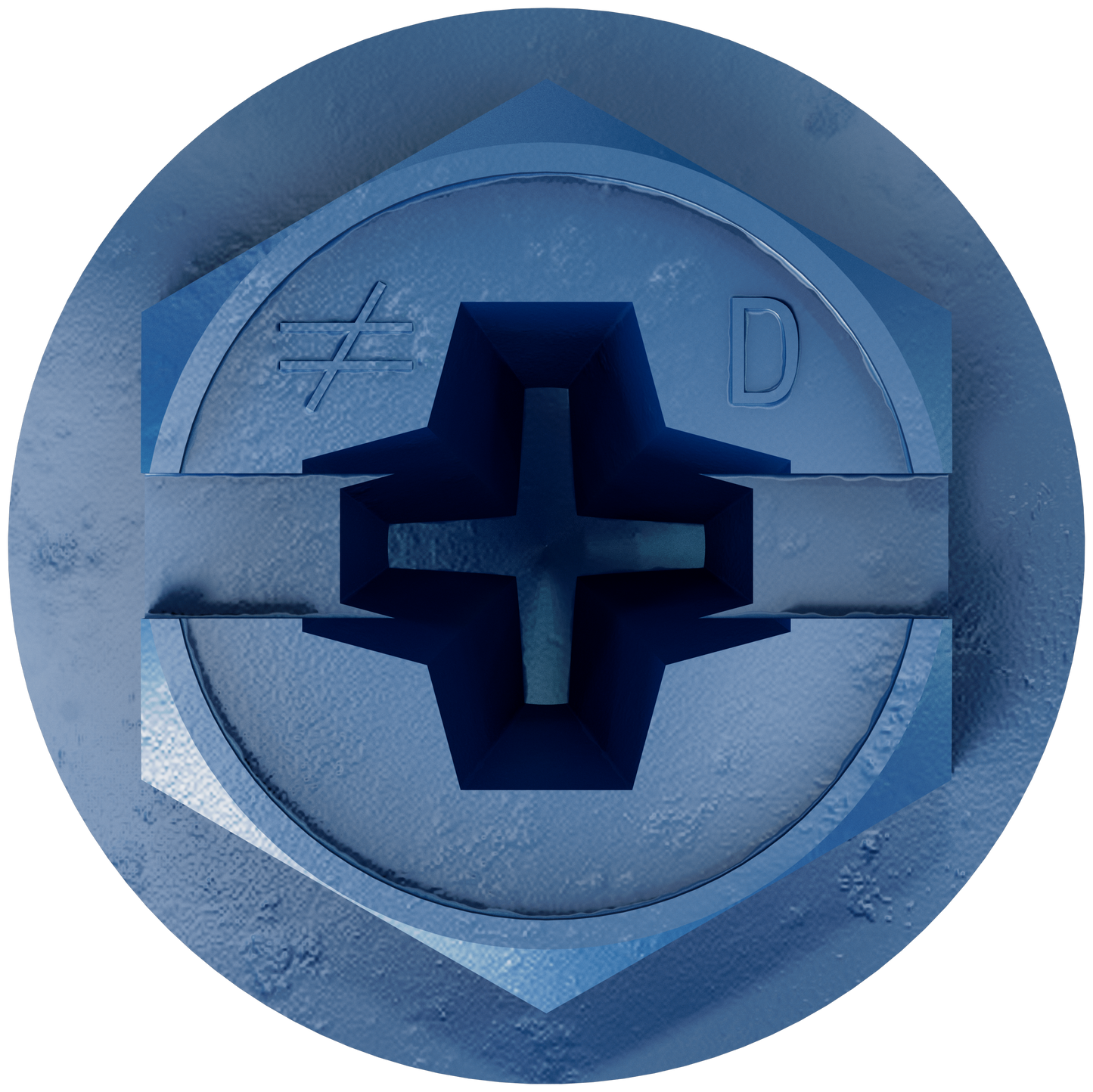 Simpson Strong-Tie TNT25314HC8 Titen Turbo™ — 1/4 in. x 3-1/4 in. Hex-Head Concrete and Masonry Screw, Blue (8-Qty) (Pack of 5520)