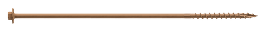 Simpson Strong-Tie SDWH19400DB-R12 Strong-Drive® SDWH™ TIMBER-HEX Screw — 0.195 in. x 4 in. 5/16 Hex, DB Coating, Tan (12-Qty) (Pack of 5)