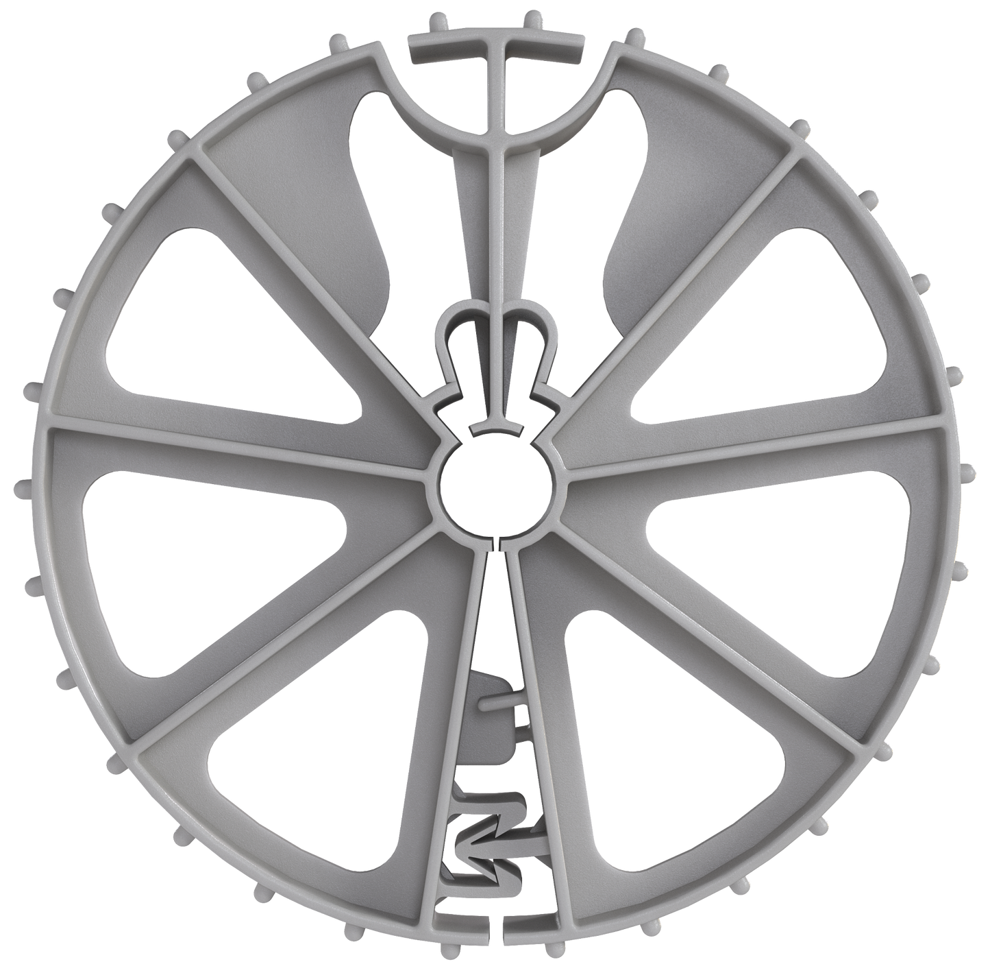 Simpson Strong-Tie 4QLPW Quick-Lock® Pier Wheel — 5-in. O.D., 2-in. Cover, #3–#7 Rebar Size (90-Qty) (Pack of 25)