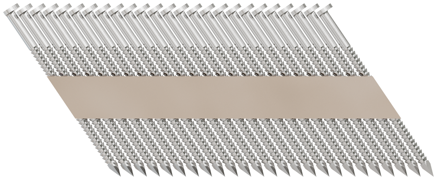 Simpson Strong-Tie S237T31250 31°–34° Paper Tape, Clipped Head, Ring-Shank Nail — 2-3/8 in. Type 304 (250-Qty) (Pack of 960)