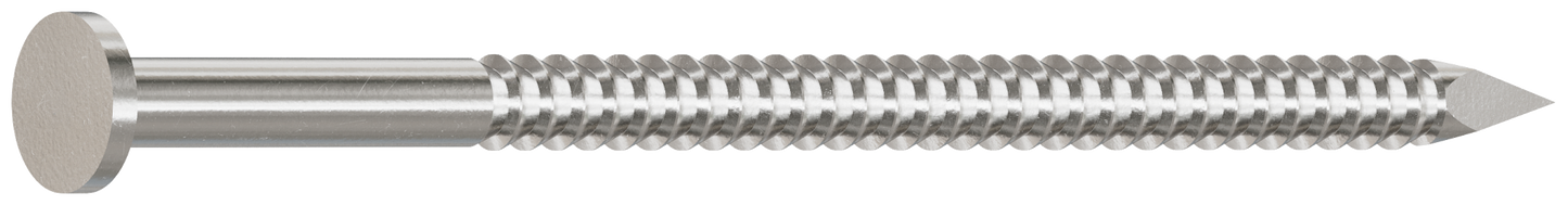 Simpson Strong-Tie S10ACN1 Common Nail, Annular Ring Shank — 3-in. x .148-in. Type 304 Stainless Steel (1 lb.) (Pack of 10)