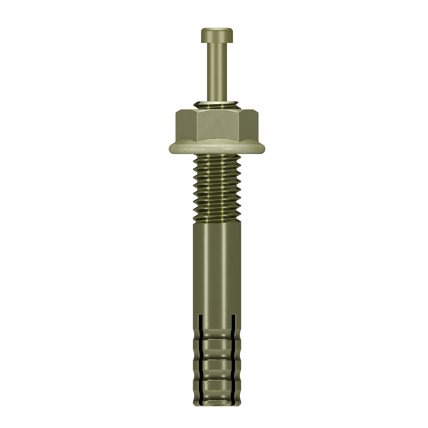 Simpson Strong-Tie EZAC37434 Easy-Set 3/8 in. x 4-3/4 in. Pin-Drive Expansion Anchor (50-Qty)