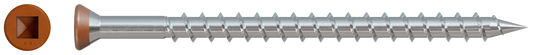 Simpson Strong-Tie DTH212S305TN01 Trim-Head Screw — Sharp Point (Collated) — #7 x 3-1/2 in. #2 Square Type 305 Tan 01 (1000-Qty) (Pack of 100)