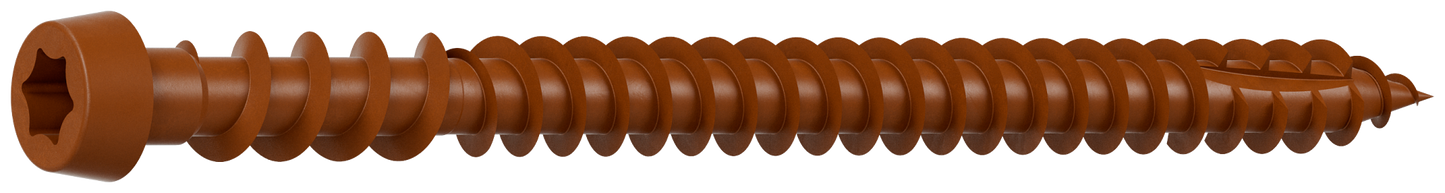 Simpson Strong-Tie DCU234TN01R350 Deck-Drive™ DCU COMPOSITE Screw — #10 x 2-3/4 in. T20, Quik Guard®, Tan 01 (350-Qty)