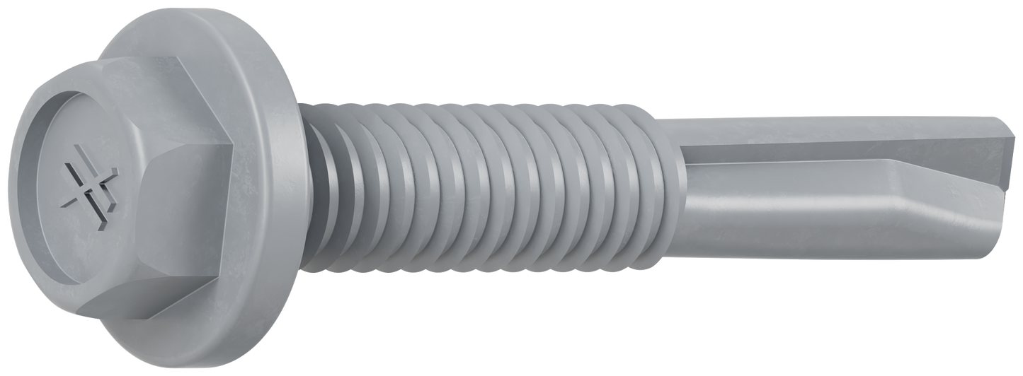Simpson Strong-Tie XMQ114B1224-2K Strong-Drive® XM MEDIUM-HEAD METAL Screw — #12 x 1-1/4 in. 5/16 Hex (2000-Qty) (Pack of 48)