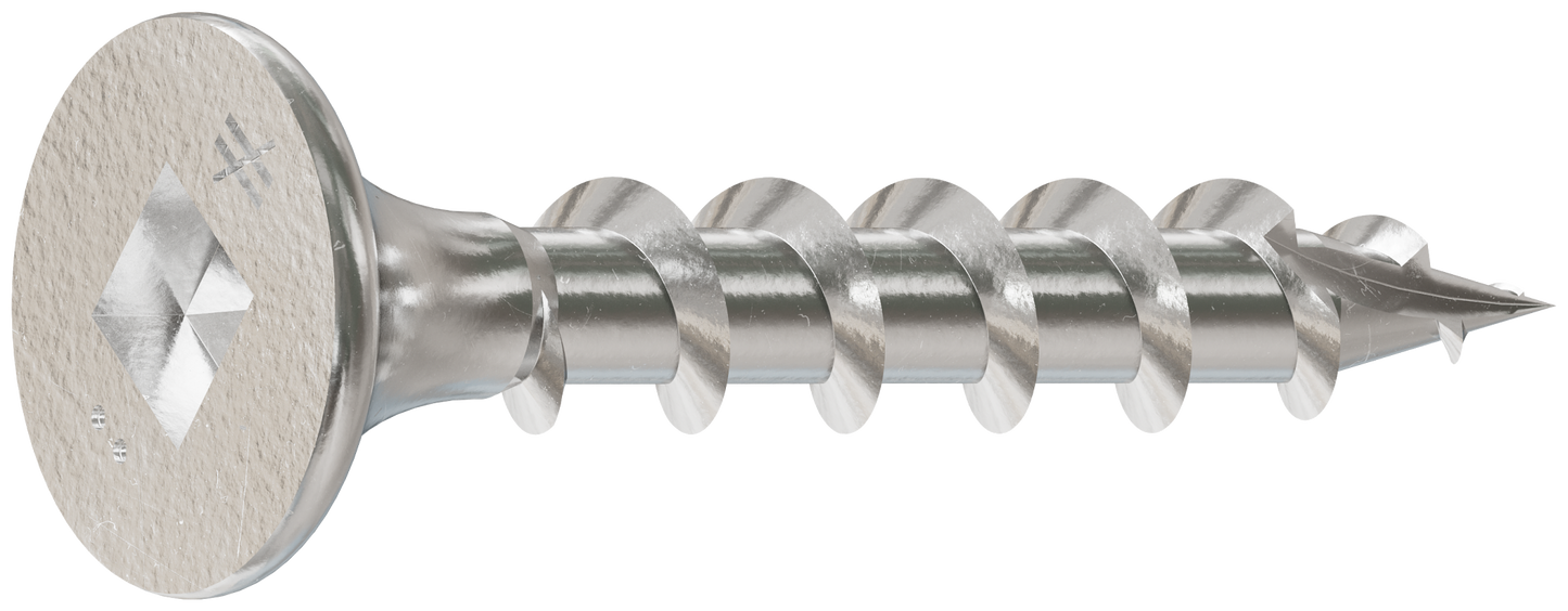 Simpson Strong-Tie S06100D100 Bugle-Head Wood Screw, Square Drive — #6 x 1 in. #2 Square, Type 305 (100-Qty)