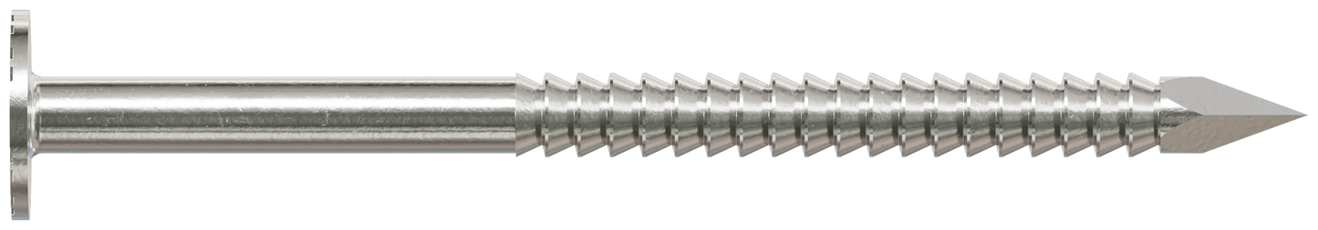Simpson Strong-Tie T6PCS1 Fiber-Cement Siding Nail — 2 in. x .120 in. Type 316 Stainless Steel (1 lb.)