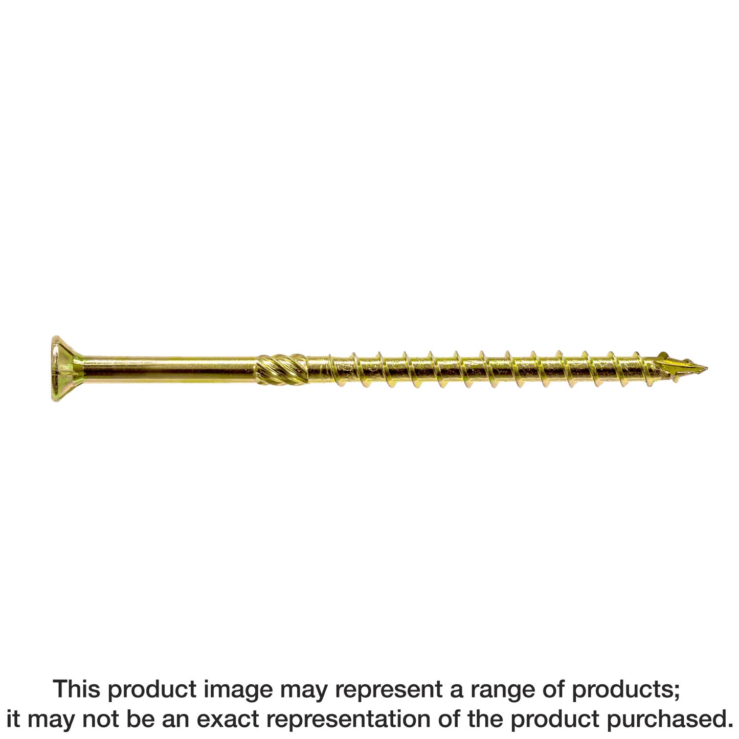 Simpson Strong-Tie SDCP22512 Strong-Drive® SDCP TIMBER-CP Screw — 0.315-in. x 5-1/2-in. T40, Yellow Zinc (250-Qty) (Pack of 39)