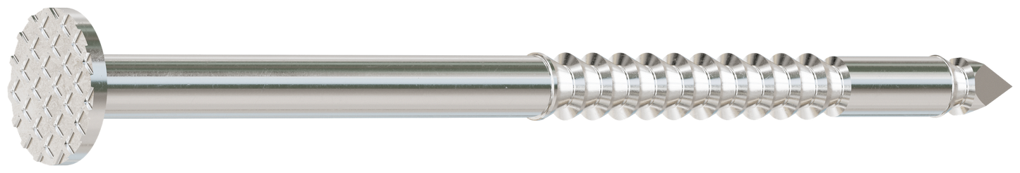 Simpson Strong-Tie T13A175SNJ 15° Wire Coil, Full Round Head, Ring-Shank Siding Nail — 1-3/4 in. Type 316 (1800-Qty)