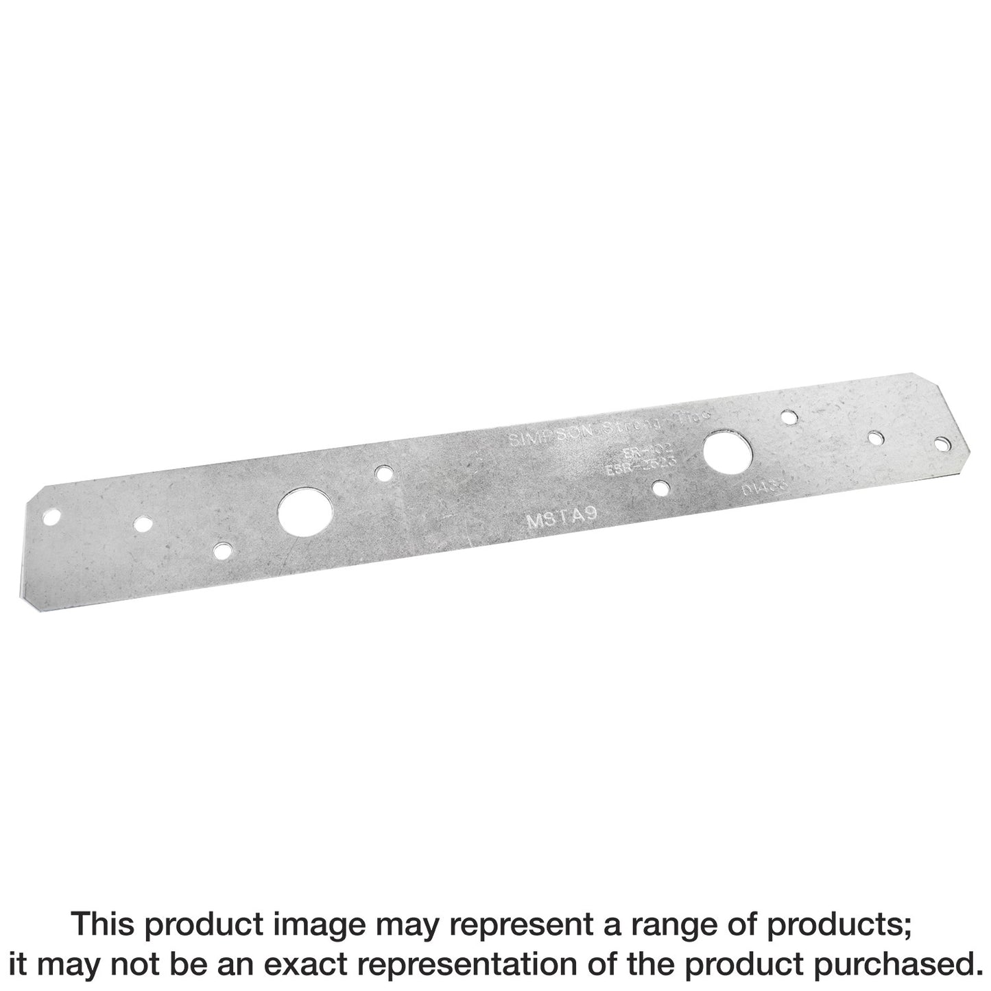 Simpson Strong-Tie MSTA9 MSTA 9-in. 18-Gauge Galvanized Medium Strap Tie