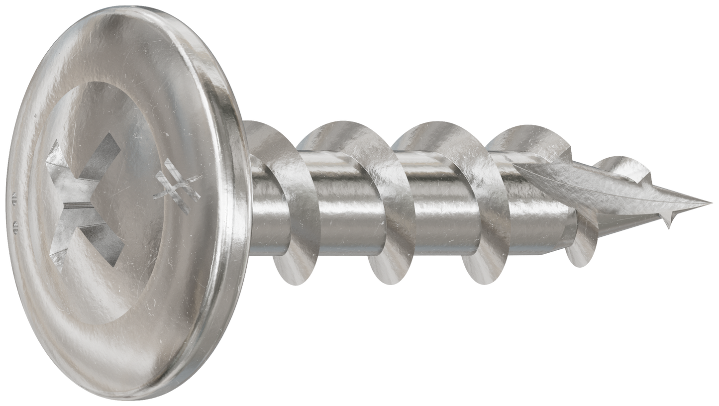 Simpson Strong-Tie S08C075KQC Wire-Lath Modified Truss-Head Screw — #8 x 3/4 in., #2 Phillips Head, Type 305 (100-Qty) (Pack of 600)