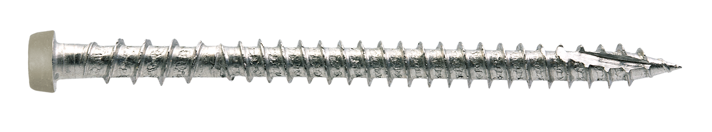 Simpson Strong-Tie DCU234P316GR Deck-Drive™ DCU COMPOSITE Screw — #10 x 2-3/4 in. T20, Type 316, Gray (350-Qty)