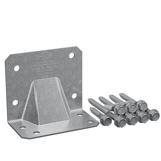 Simpson Strong-Tie HGA10KT HGA Galvanized Hurricane Gusset Angle with SDS Screws (10-Qty)