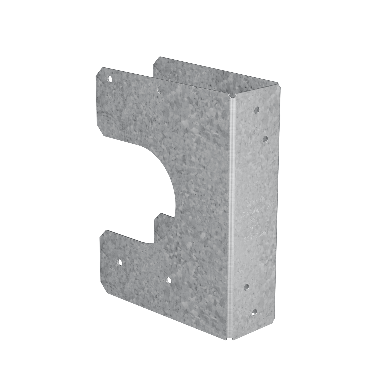 Simpson Strong-Tie SS2.5 SS 16-Gauge Galvanized Stud Shoe for 3x Stud (Pack of 25)