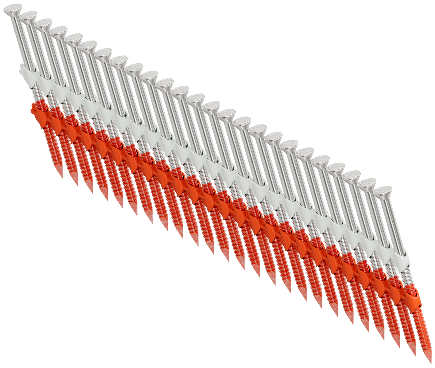 Simpson Strong-Tie S11A237KDJ 20–22° Plastic Strip, Casing Head, Ring-Shank Nail — 2-3/8 in. x 11 ga. (1000-Qty) (Pack of 4)