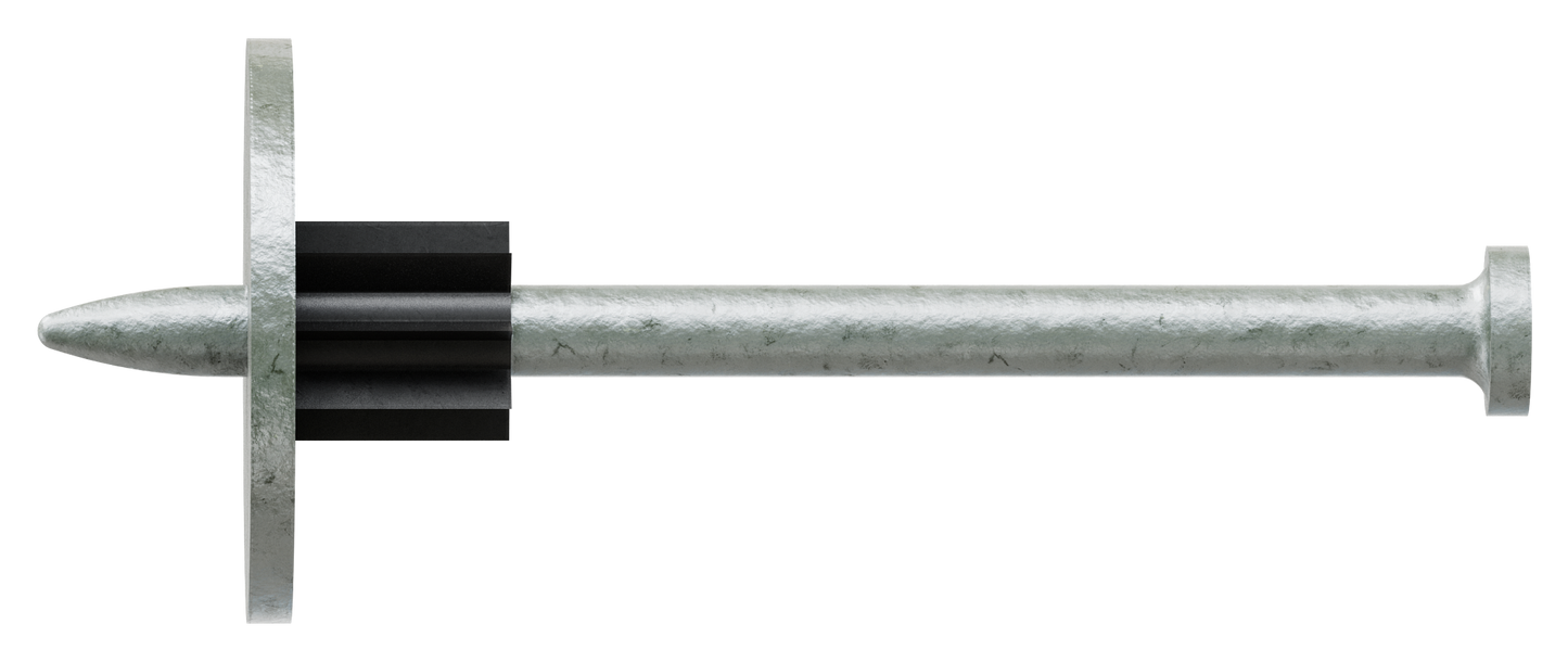 Simpson Strong-Tie PDPAWL-250 PDPAWL .157-in. x 2-1/2-in. Powder-Actuated Pin w/ 1-in. Washer (100-Qty) (Pack of 10)