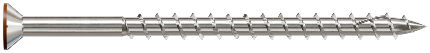 Simpson Strong-Tie S10300WPBTN01 Deck-Drive™ DWP WOOD SS Screw — #10 x 3 in. T-25, Flat Head, Type 305, Tan 01 (1750-Qty) (Pack of 64)