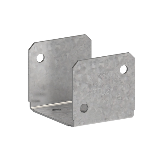 Simpson Strong-Tie RTU2 RTU 20-Gauge Galvanized Rigid Tie® Connector for 2x Joist, 2x Post (Pack of 9600)