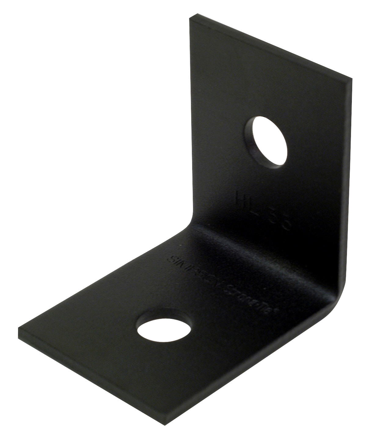 Simpson Strong-Tie HL33PC HLPC 3-1/4 in. x 2-1/2 in. Black Powder-Coated Ornamental Heavy Angle
