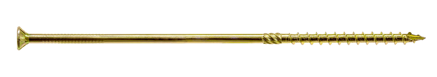 Simpson Strong-Tie SDCP22912 Strong-Drive® SDCP TIMBER-CP Screw — 0.315-in. x 9-1/2-in. T40, Yellow Zinc (250-Qty) (Pack of 39)