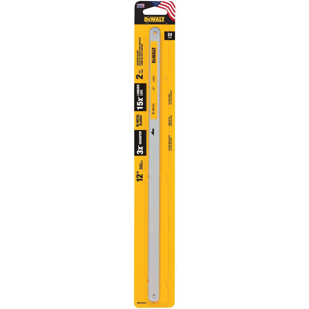 DeWalt DWHT20552 12" BIMTL Hacksaw Blade 24T