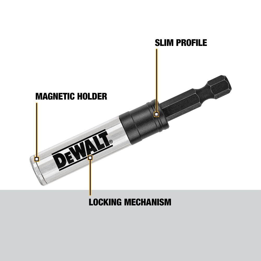 DeWalt DWA3HLDFT Impact Ready Locking Bit Holder, 3 In