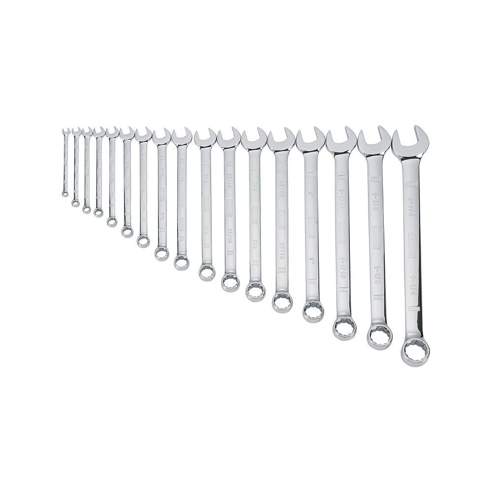 DeWalt DWMT19234 17 Piece Full Polish Combination Wrench Set