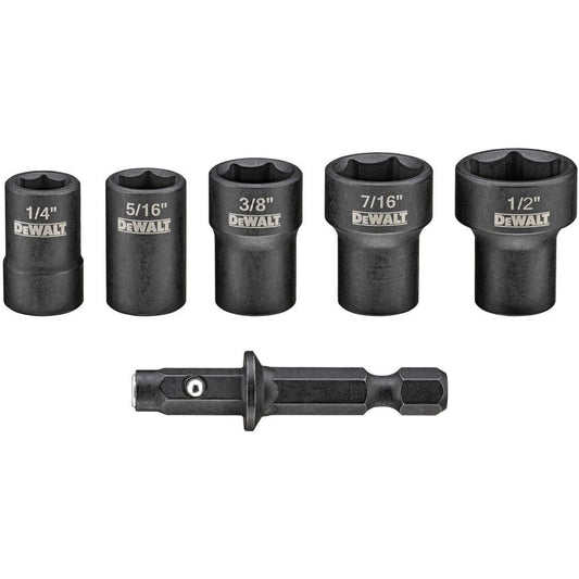 DeWalt DWADND-5 Nut Driver Set Detachable 5-Piece
