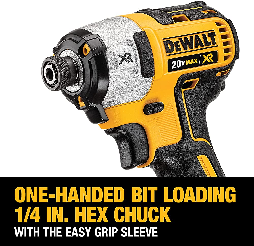 DeWalt 20V MAX XR Impact Driver Brushless 3-Speed 1/4-Inch Tool Only (DCF887B)