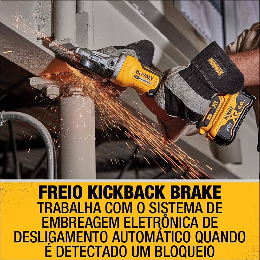 DEWALT 20V MAX* Angle Grinder Tool, Tool Only (DCG413B)