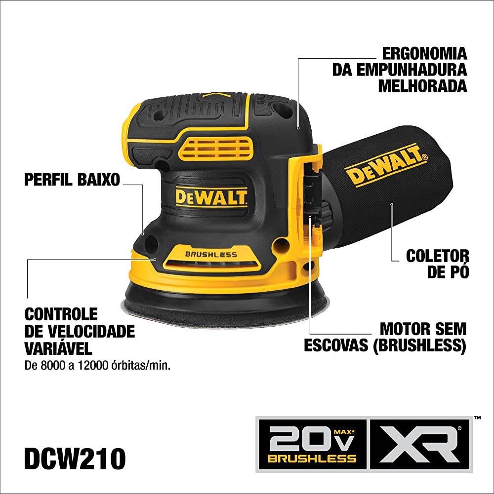 DEWALT DCW210B 20V MAX* Orbital Sander (Tool Only)