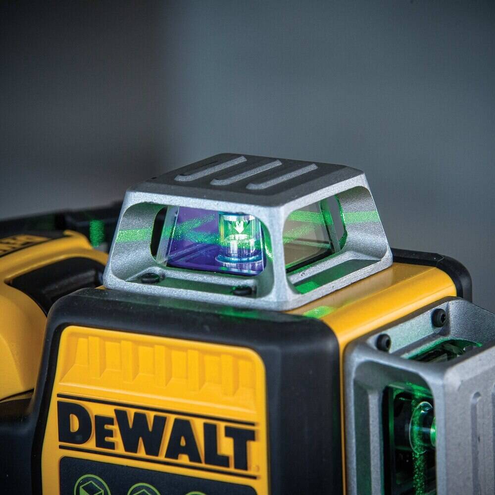 DEWALT 12V MAX Line Laser, 3 X 360, Green (DW089LG) , Yellow