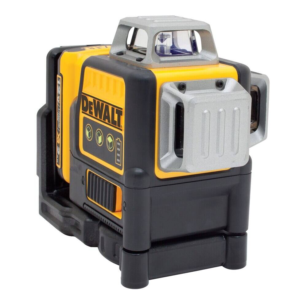 DEWALT 12V MAX Line Laser, 3 X 360, Green (DW089LG) , Yellow