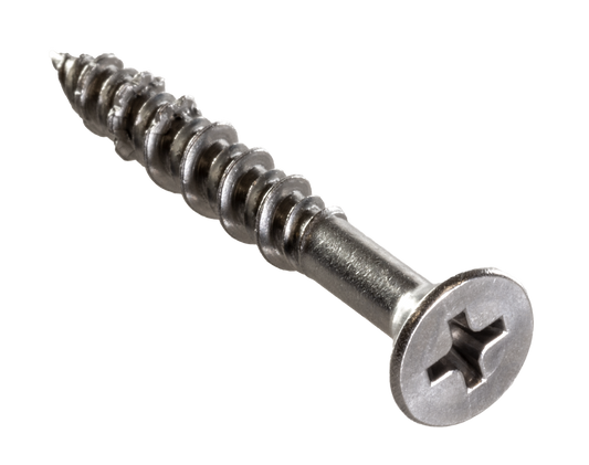 Simpson Strong-Tie T10J150FXM Marine Screw, Flat Head — #10 x 1-1/2 in. #2 Phillips Drive, Type 316 (1000-Qty)