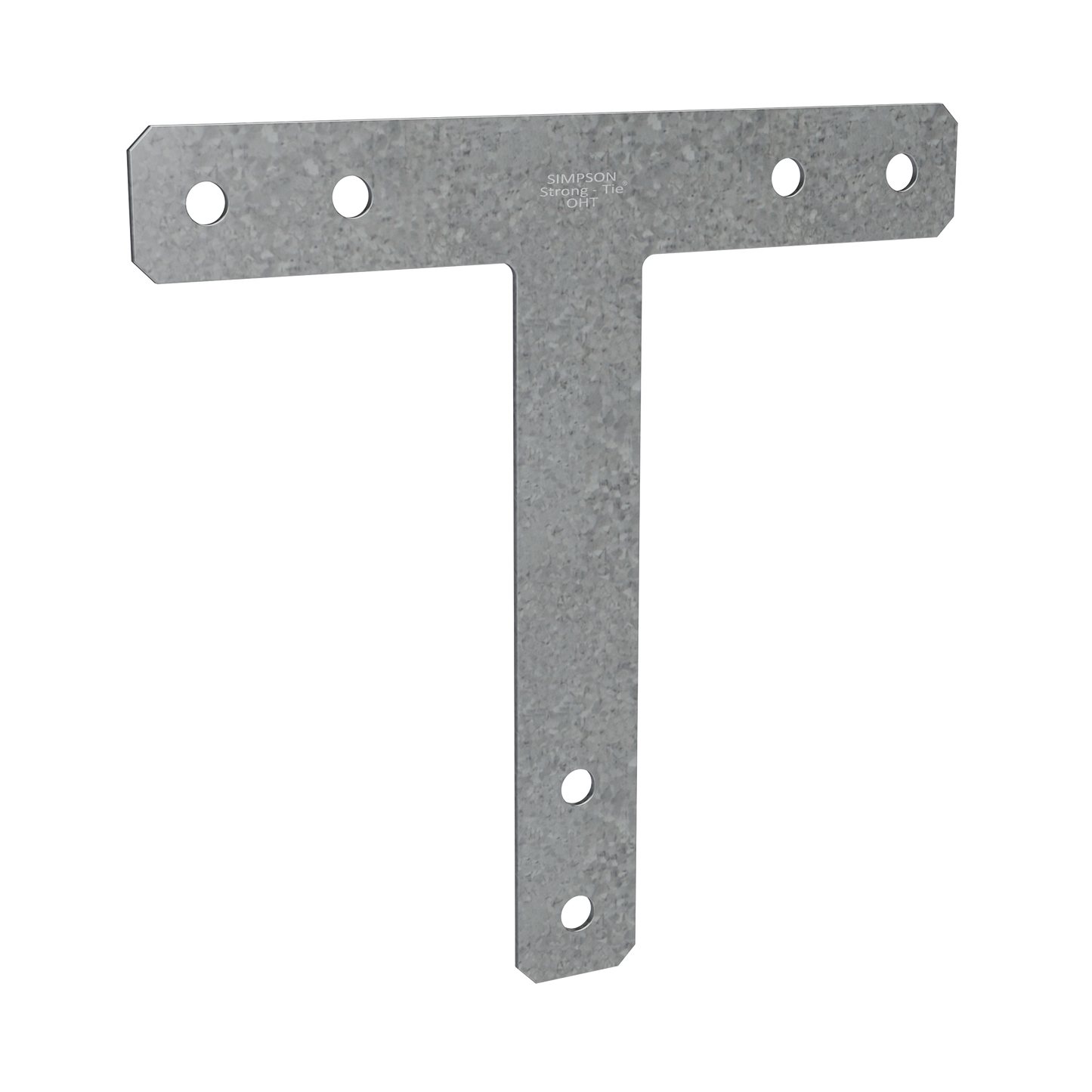 Simpson Strong-Tie 1212HT HT 12 in. x 12 in. 7-Gauge Galvanized Heavy T Strap (Pack of 5)
