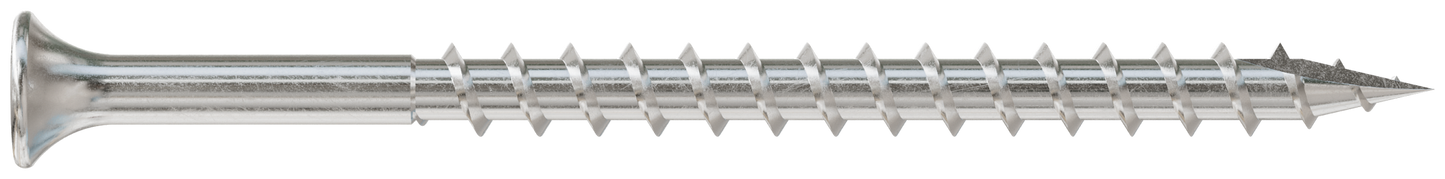 Simpson Strong-Tie SS3DSC3BS316 Bugle-Head Wood Screw (Collated) — #10 x 3 in. #3 Square Drive, Type 316 (1000-Qty)