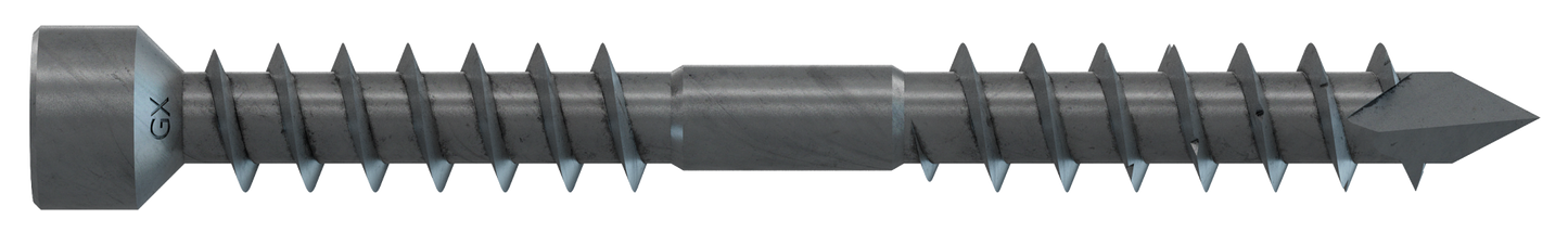 Simpson Strong-Tie SWD18212DBB-R50 Strong Drive® SWD Double-Threaded™ Screw —  0.180-in. x 2-1/2-in. T30, Black (50-Qty)