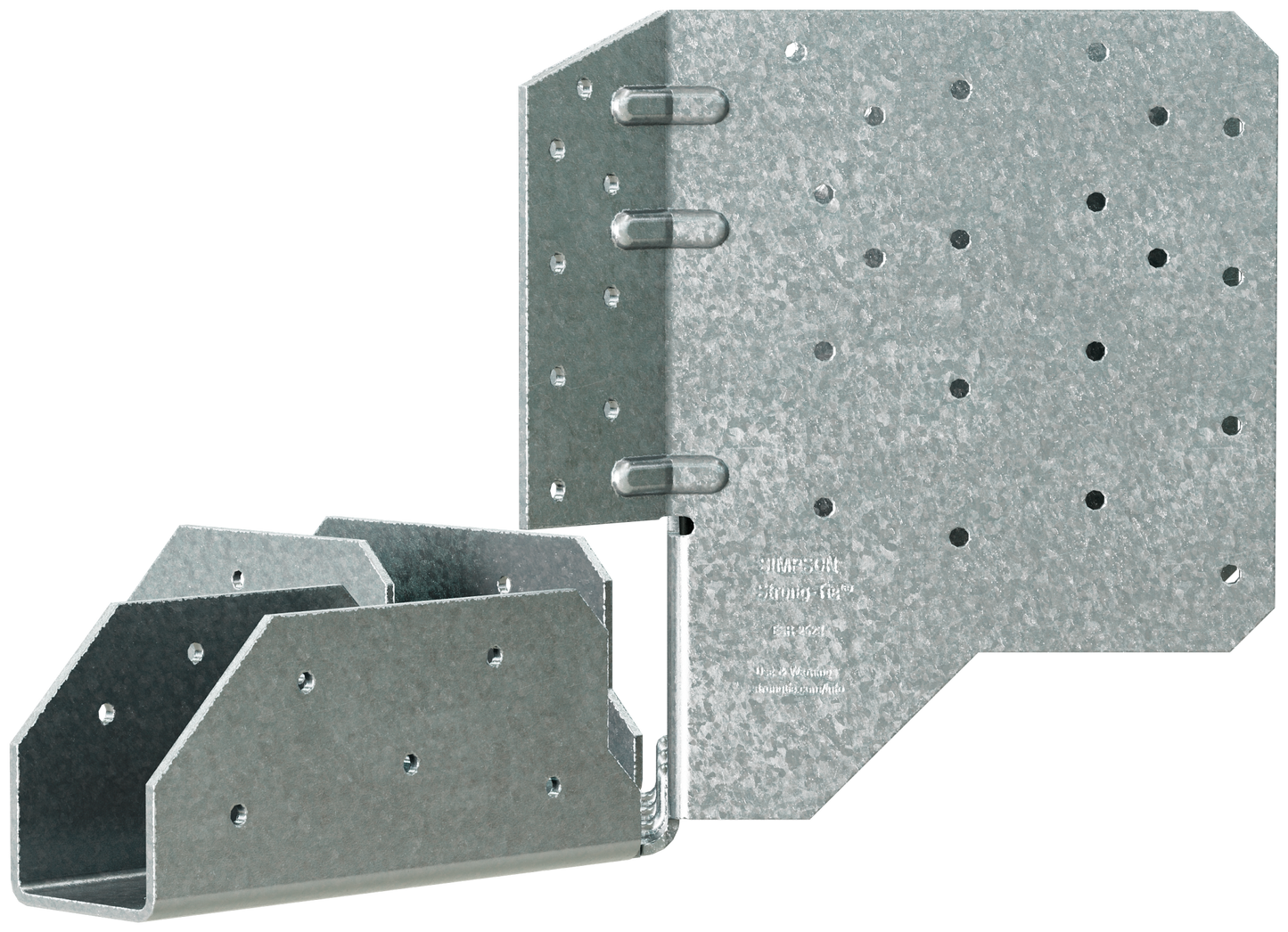 Simpson Strong-Tie HHRC42 HHRC® Galvanized Hip-Ridge Connector for 4x Ridge, 2x Hip