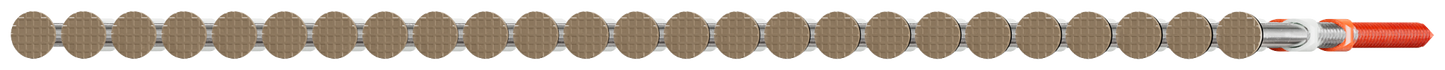Simpson Strong-Tie S11A300KJT 20–22° Plastic Strip, Casing Head, Ring-Shank Nail — 3 in. x 11 ga. Tan (1000-Qty) (Pack of 144)