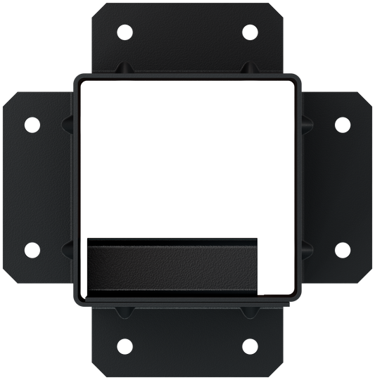 Simpson Strong-Tie SAGE-B44 Outdoor Accents® Sage System™ Black Powder-Coated Post Base for 4x4