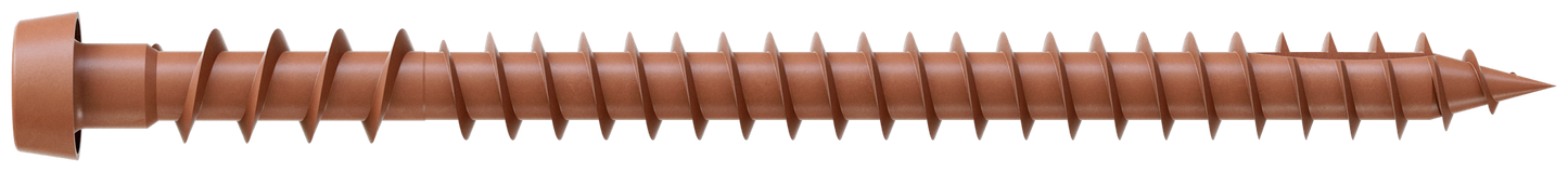 Simpson Strong-Tie DCU234STN03 Deck-Drive™ DCU COMPOSITE Screw (Collated) — #10 x 2-3/4 in. Quik Guard® Tan 03 (1000-Qty) (Pack of 100)